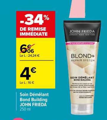 soin démêlant bond building john frieda