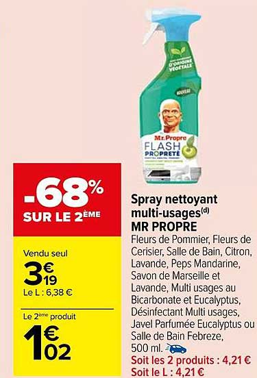 spray nettoyant multi-usages mr propre