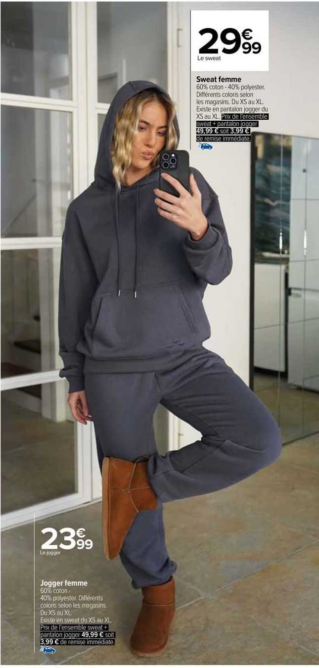 sweat femme, jogger femme