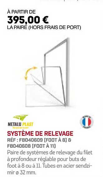 système de relevage metalu plast