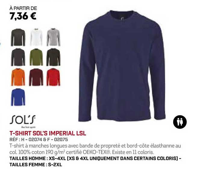 t-shirt sol's imperial lsl