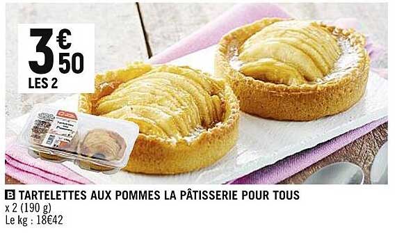 Tartelettes Aux Pommes La Pâtisserie Pour Tous