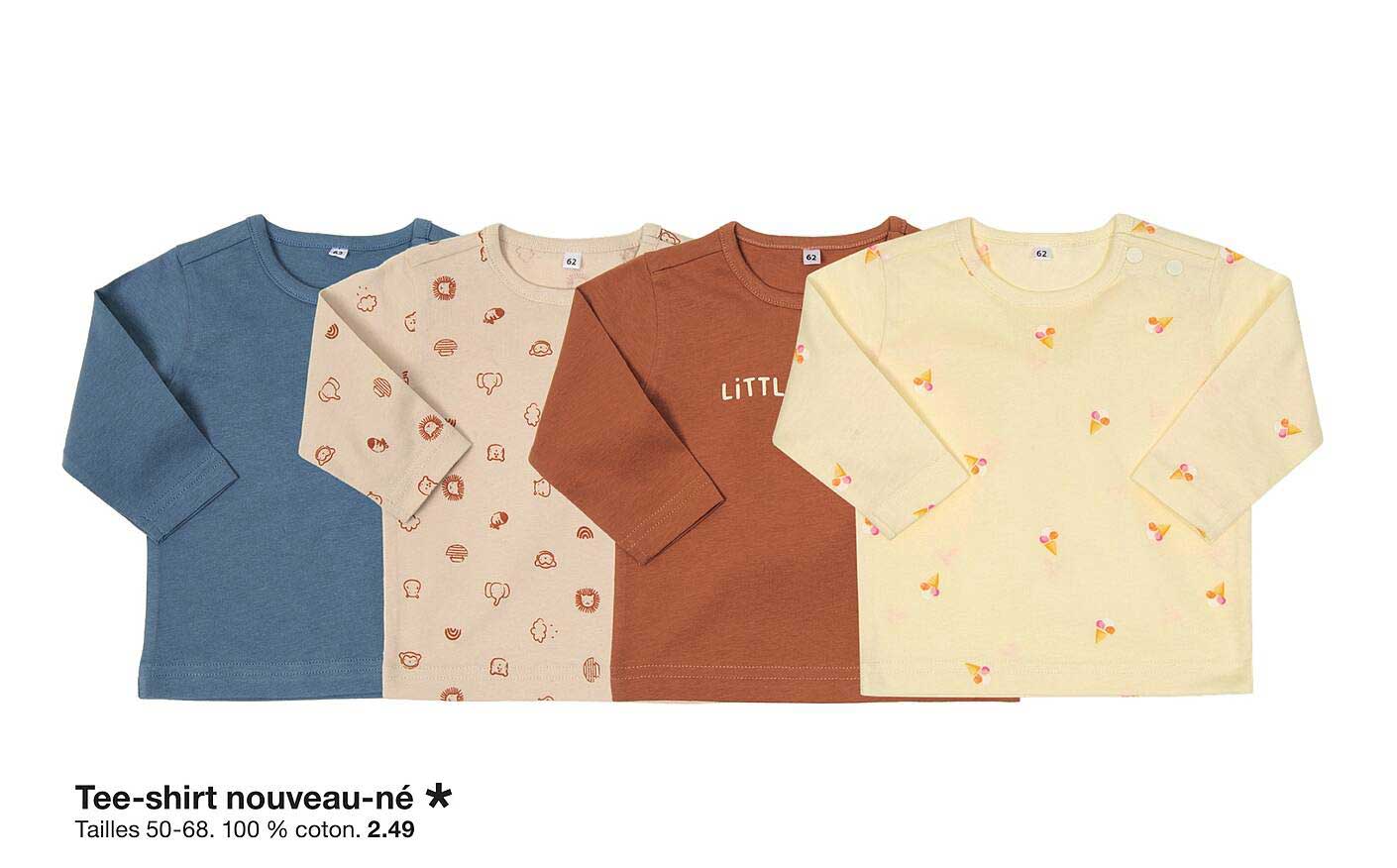 tee-shirt nouveau-né