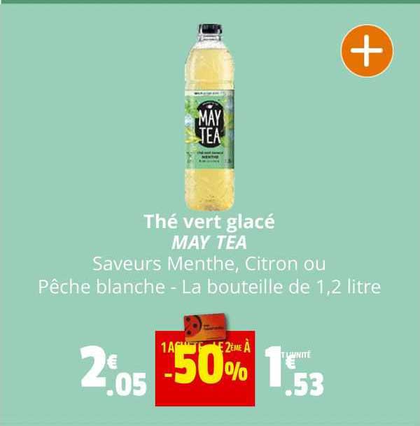 thé vert glacé may tea