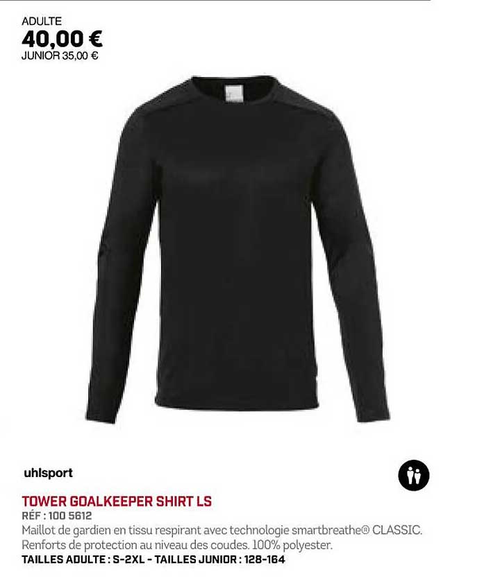 tower goalkepper shirt ls