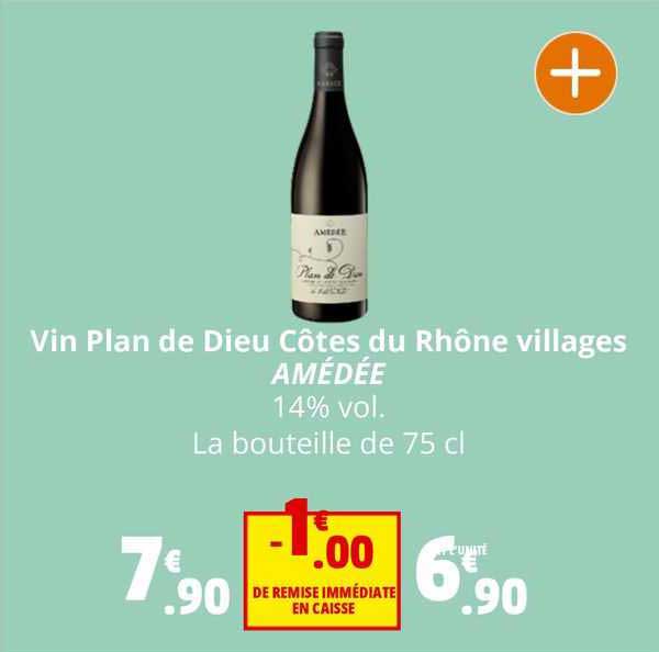 Vin Plan De Dieu Côtes Du Rhône Villages Amédée