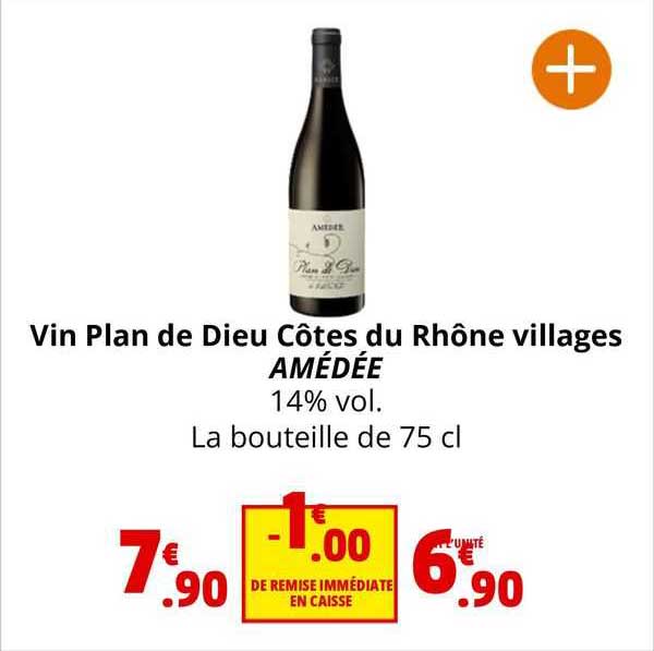 vin plan de dieu côtes du rhône villages amédée