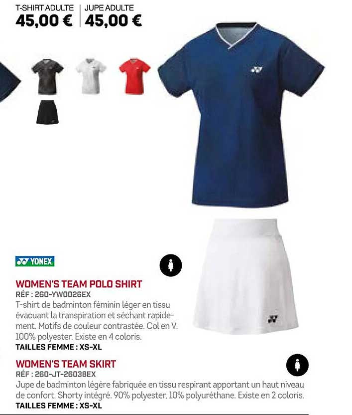 women's team polo shirt women's team skirt yonex