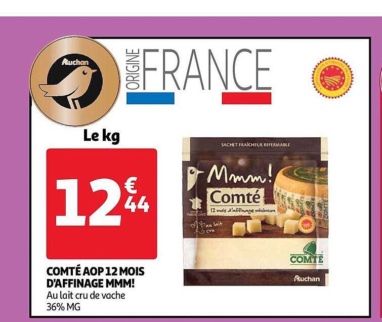 comté aop 12 mois d'affinage mmm!