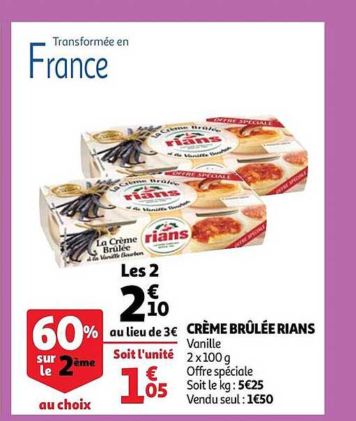 crème brûlée rians