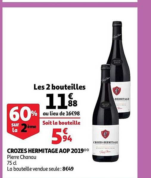 crozes hermitage aop 2019 pierre chanau