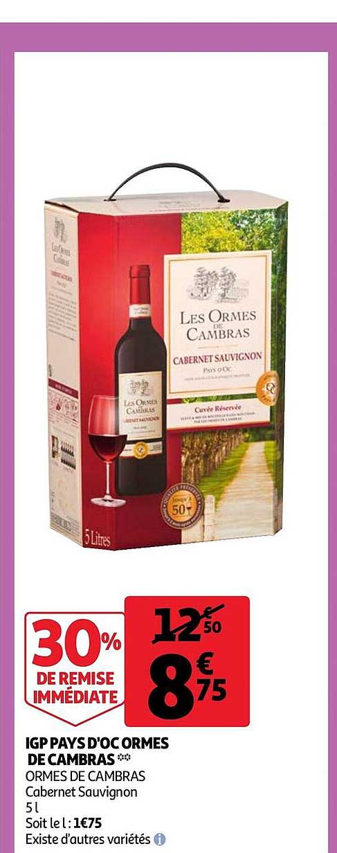 Igp Pays D'oc Ormes De Cambras