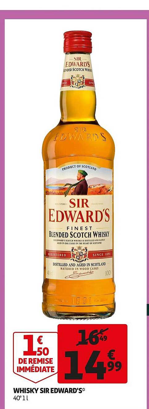 whisky sir edward's