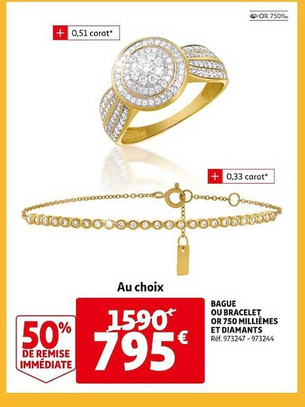 bague ou bracelet or 750 millièmes et diamants