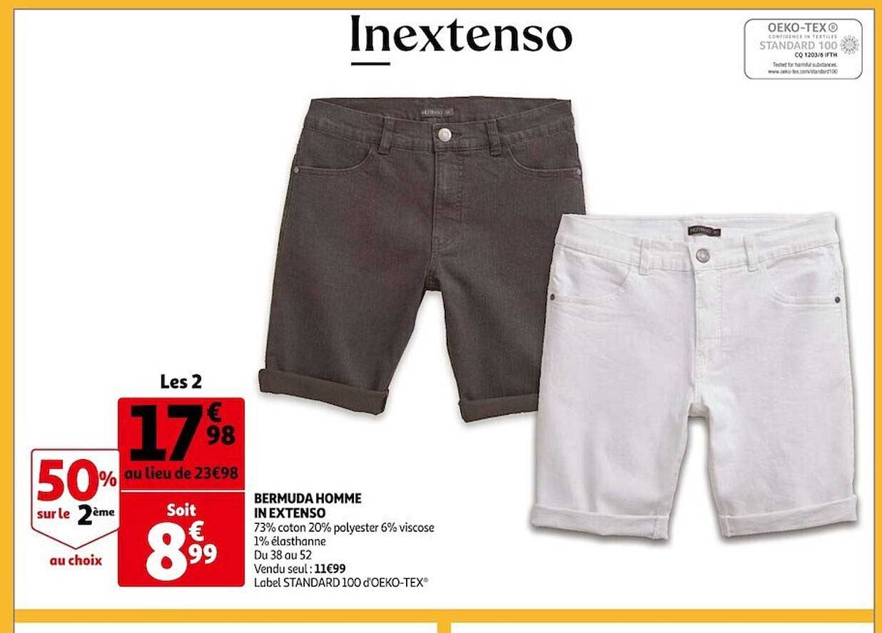 bermuda homme in extenso