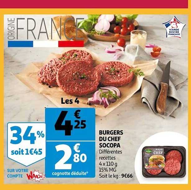 Burgers Du Chef Socopa