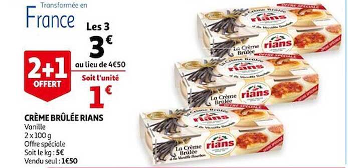 crème brûlée rians