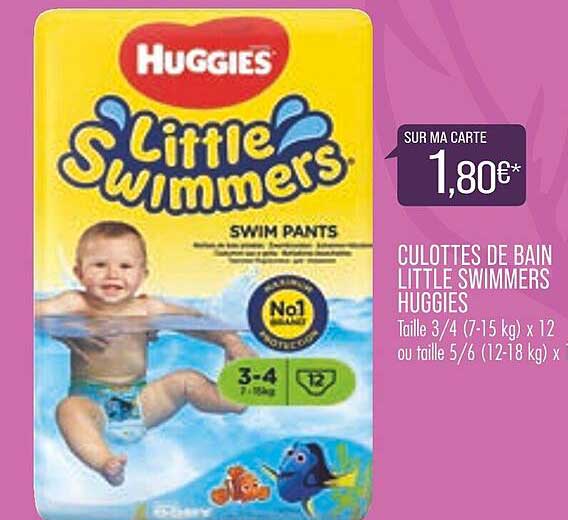 Culottes De Bain Little Swimmers Huggies