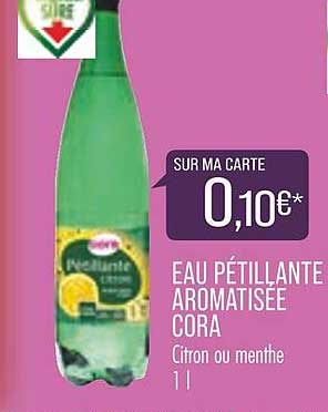 Eau Pétillante Aromatisée Cora