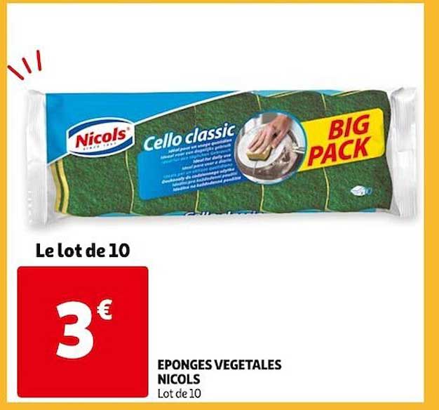 éponges Végétales Nicols