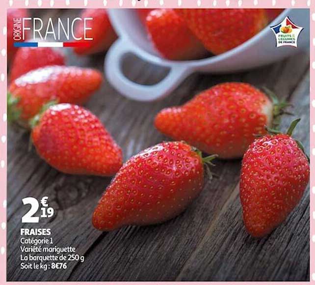 fraises mariguette
