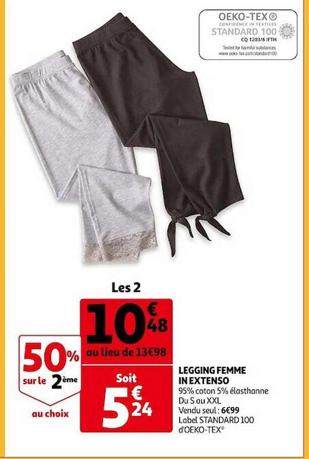 legging femme in extenso