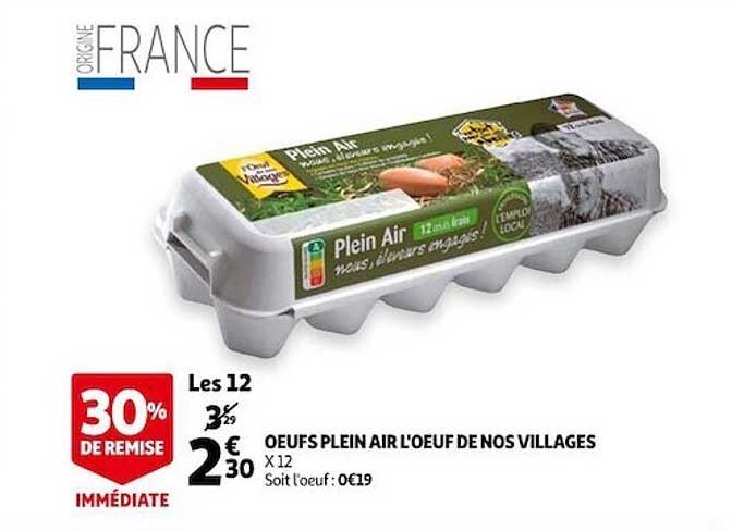 oeufs plein air d'oeuf de nos villages