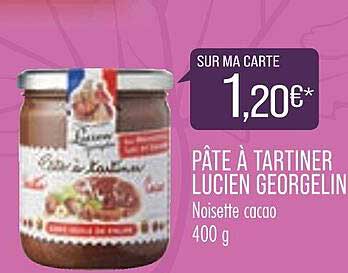 pâte à tartiner lucien georgelin