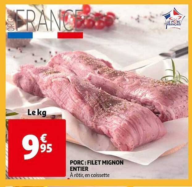 Porc : Filet Mignon Entier