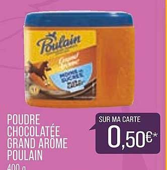 poudre chocolatée grand arôme poulain