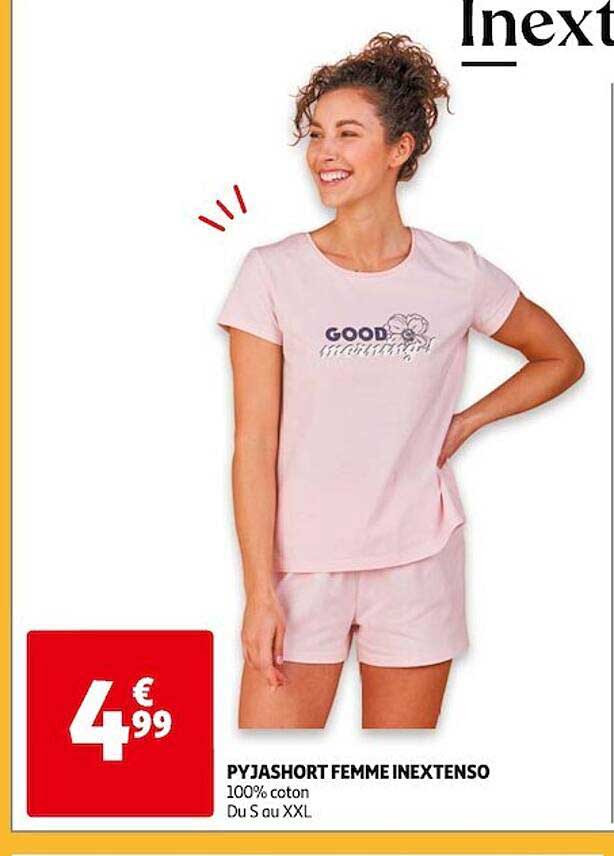 pyjashort femme in extenso