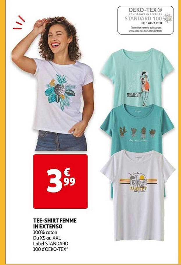 tee-shirt femme in extenso