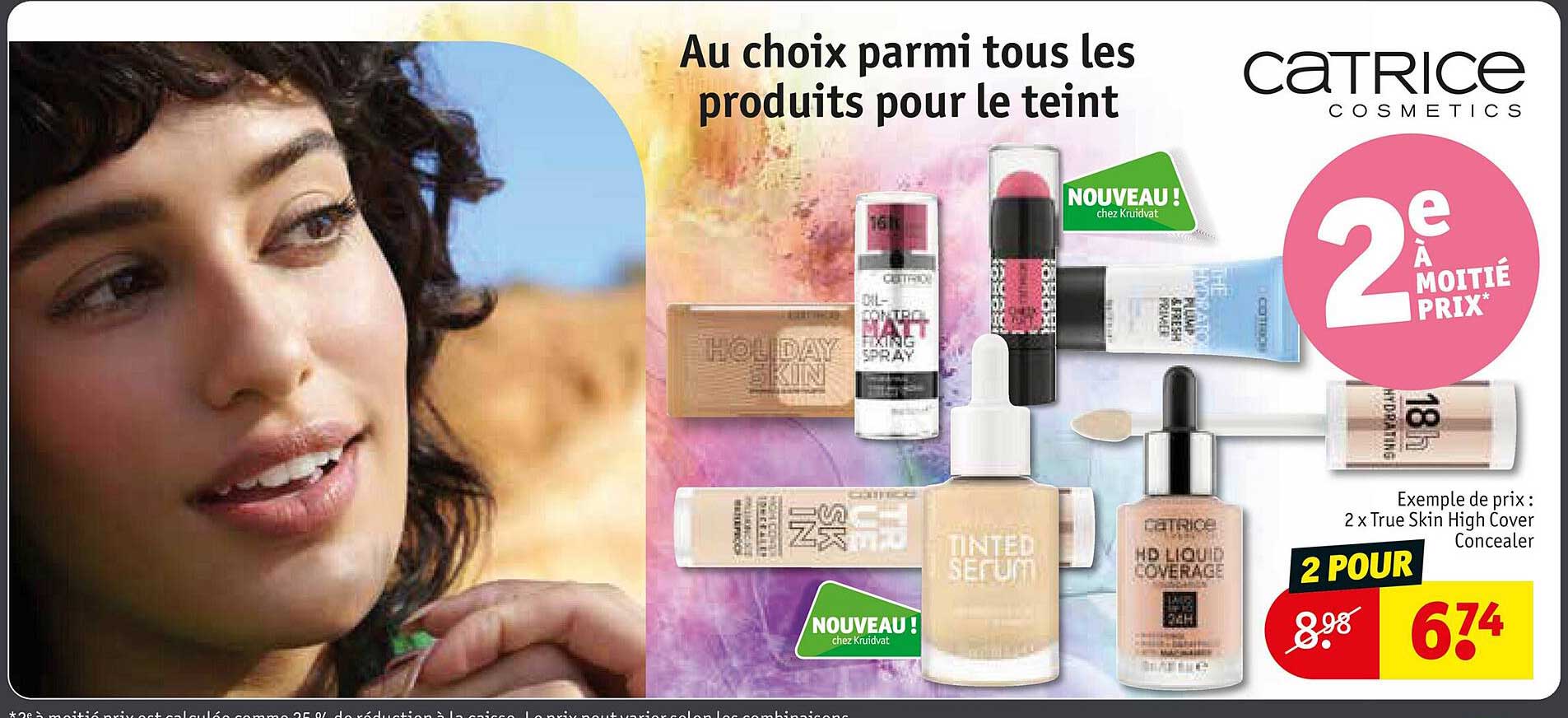 2 x true skin high cover concealer