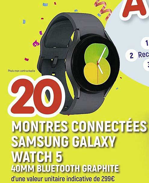 20 montres connectées samsung galaxy watch 5