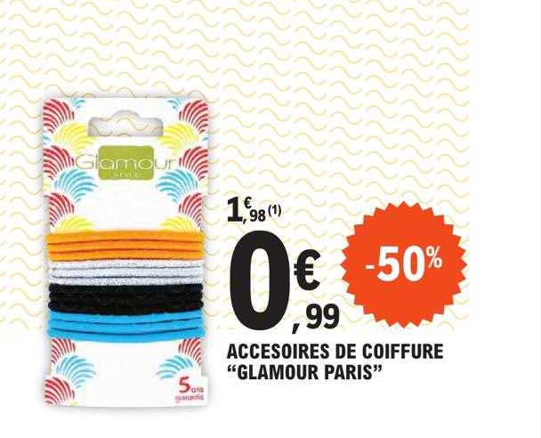 accessoires de coiffure "glamour paris"
