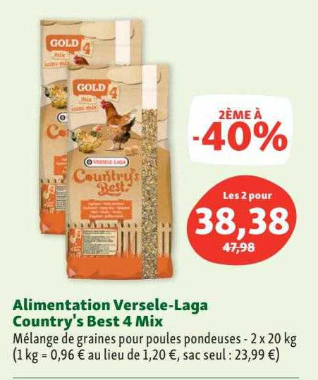 alimentation versele-laga country's best 4 mix