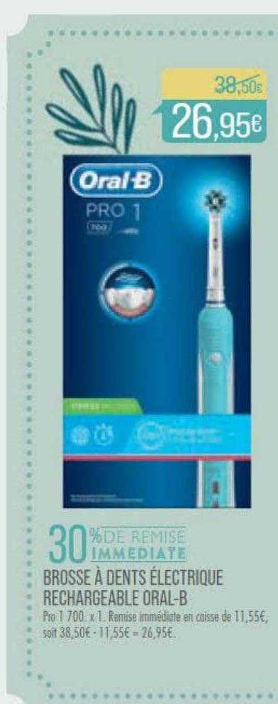 brosse à dents électrique rechargeable oral-b