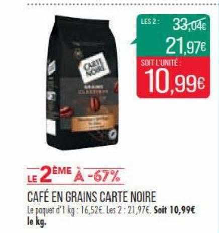 Café En Grains Carte Noire
