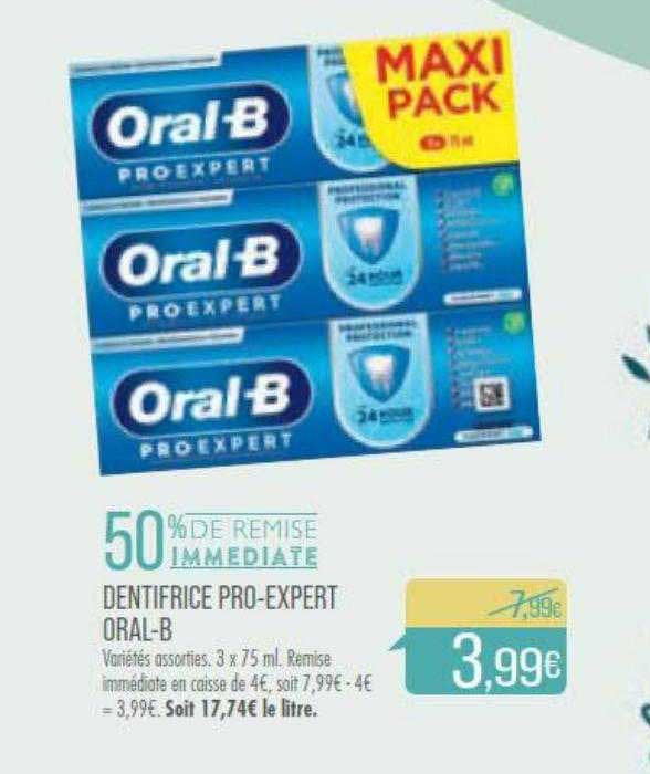 dentifrice pro-expert oral-b