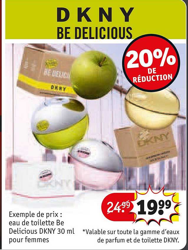 eau de toilete be delicious dkny 30ml pour femmes