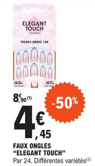 faux ongles "élégant touch"