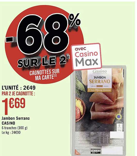 Jambon Serrano Casino