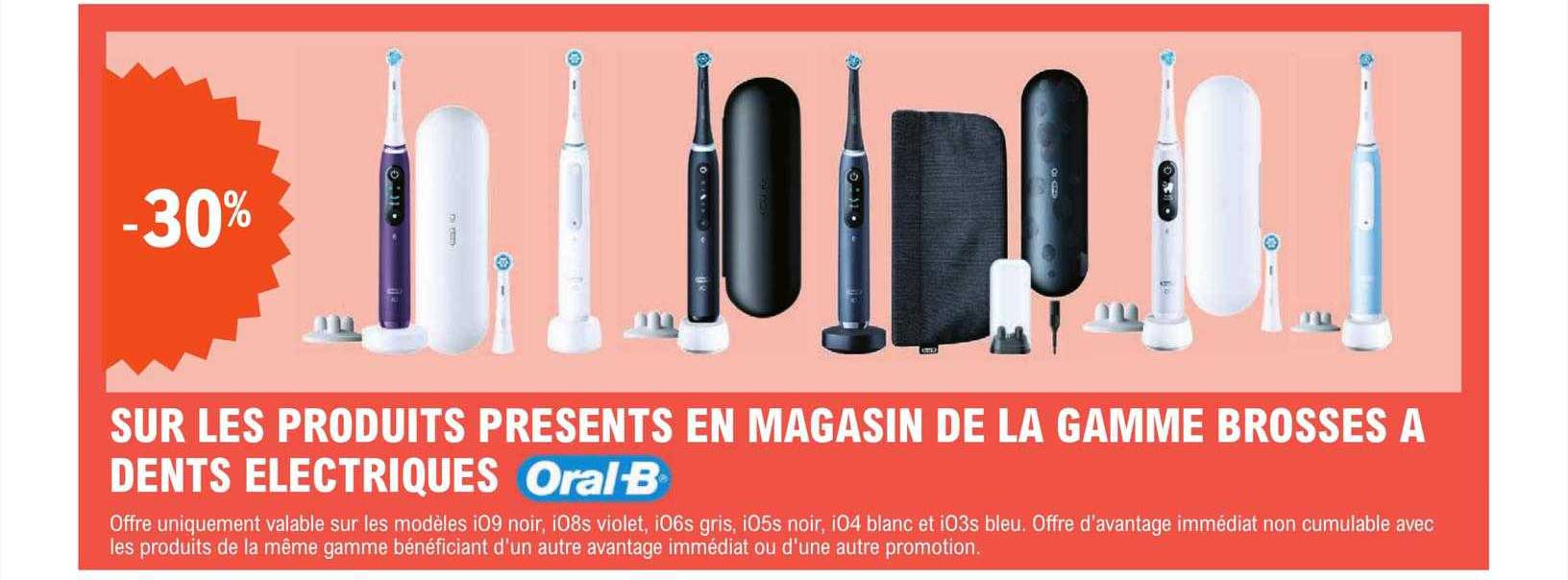 la gamme brosses à dents électriques oral-b