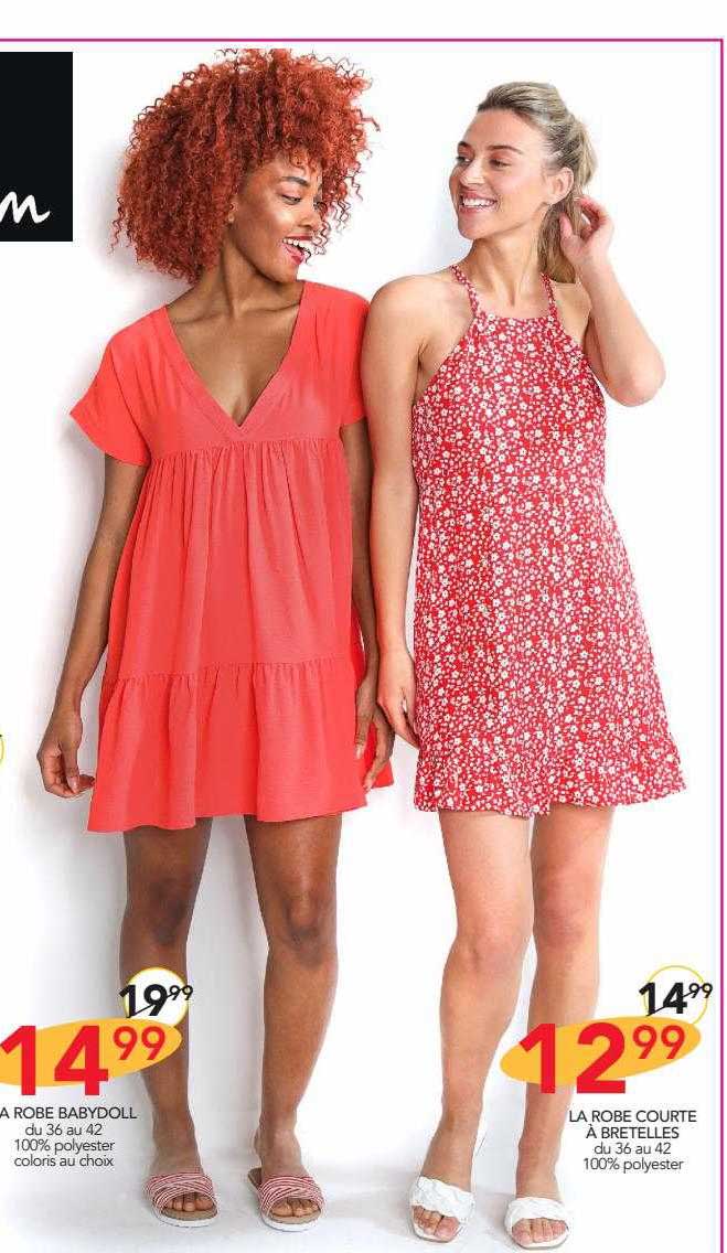 la robe babydoll, la robe courte à bretelles