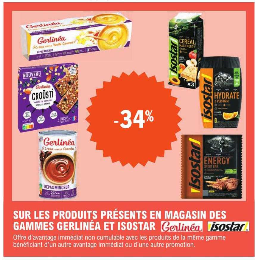 Les Gammes Gerlinéa Et Isostar