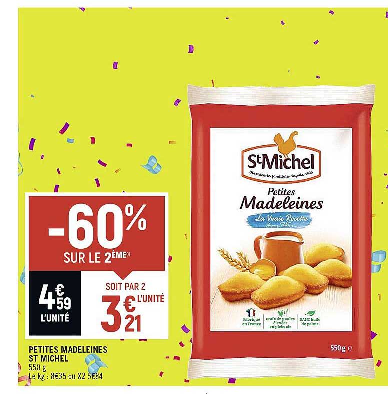 petites madeleines st michel