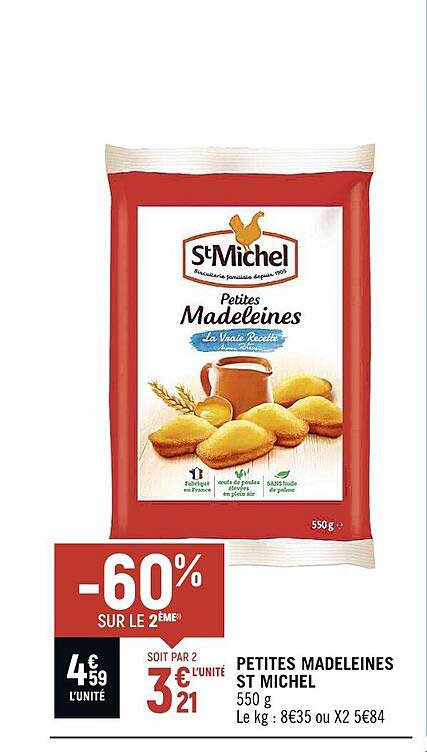 petites madeleines st michel