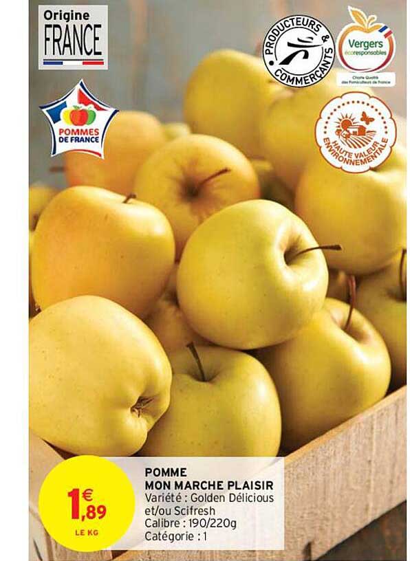 pomme mon marché plaisir