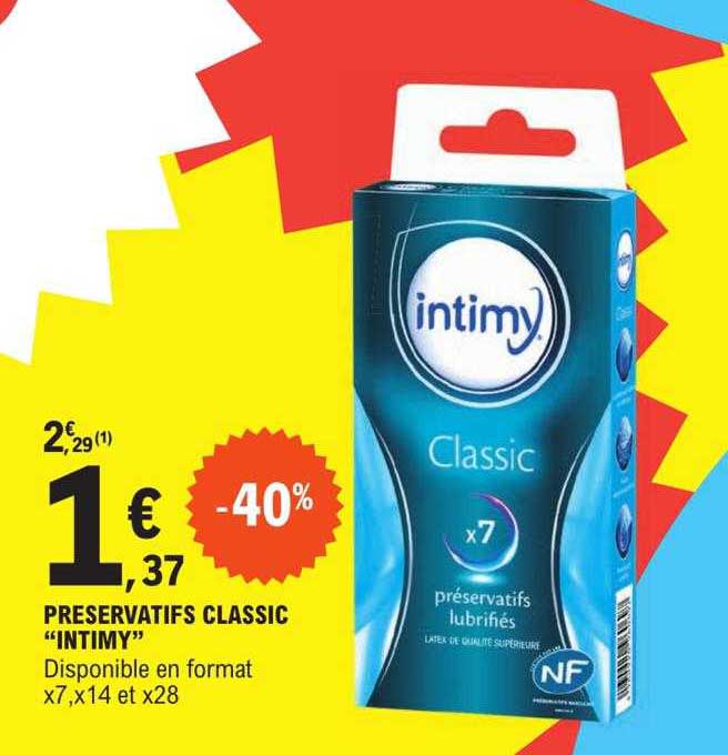 Préservatifs Classic "intimy"