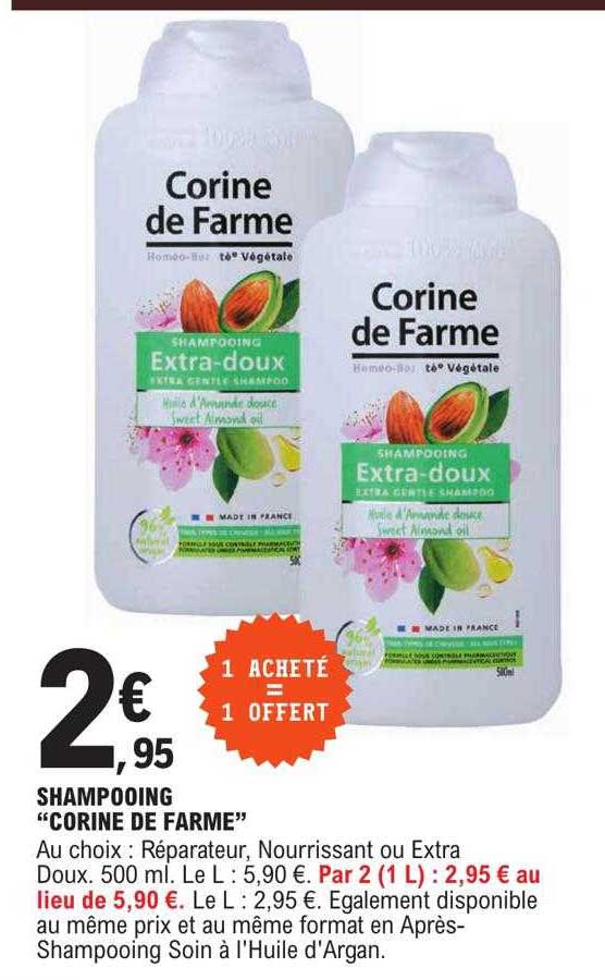 shampooing "corine de farme"